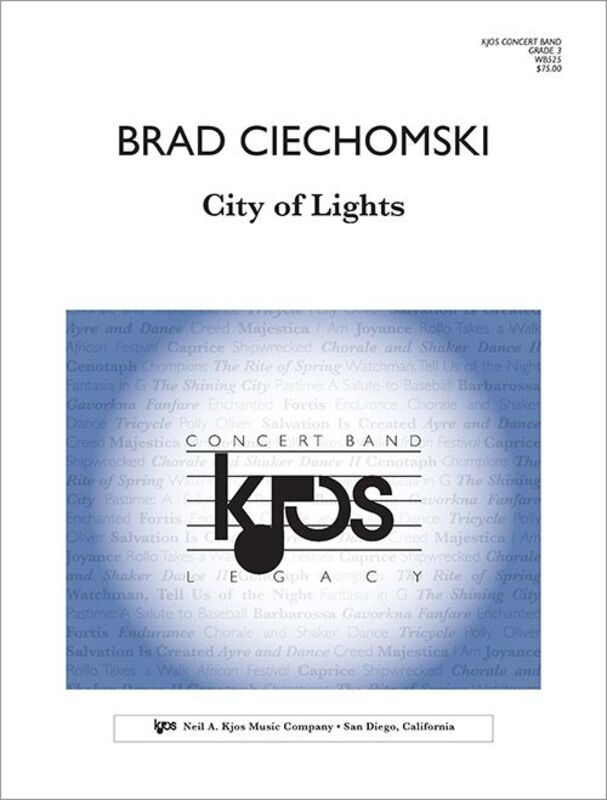 City Of Lights For Concert Band Cb3 Full Score