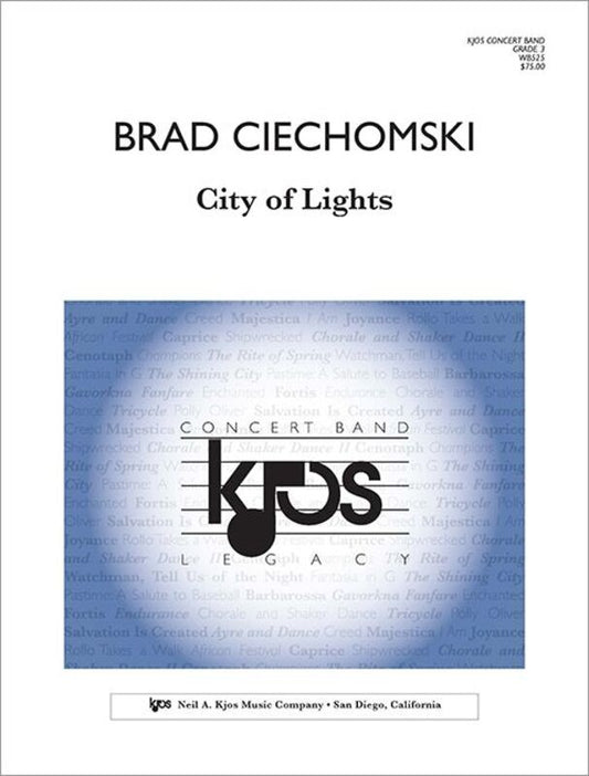 City Of Lights For Concert Band Cb3 Full Score