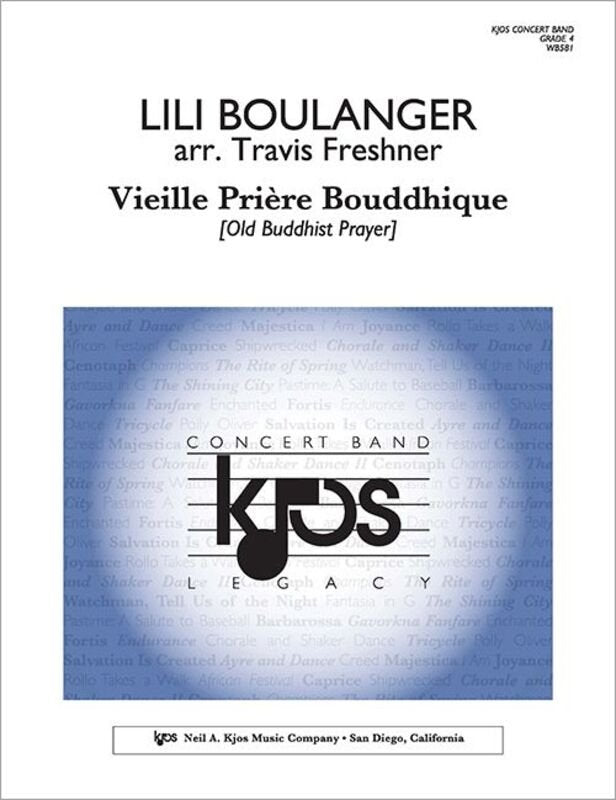 Vieille Priere Bouddhique For Concert Band Cb4 Sc/Pts - Neil A. Kjos Music Company