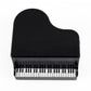 SINGLE BLACK PIANO SHAPED PENCIL SHARPENER