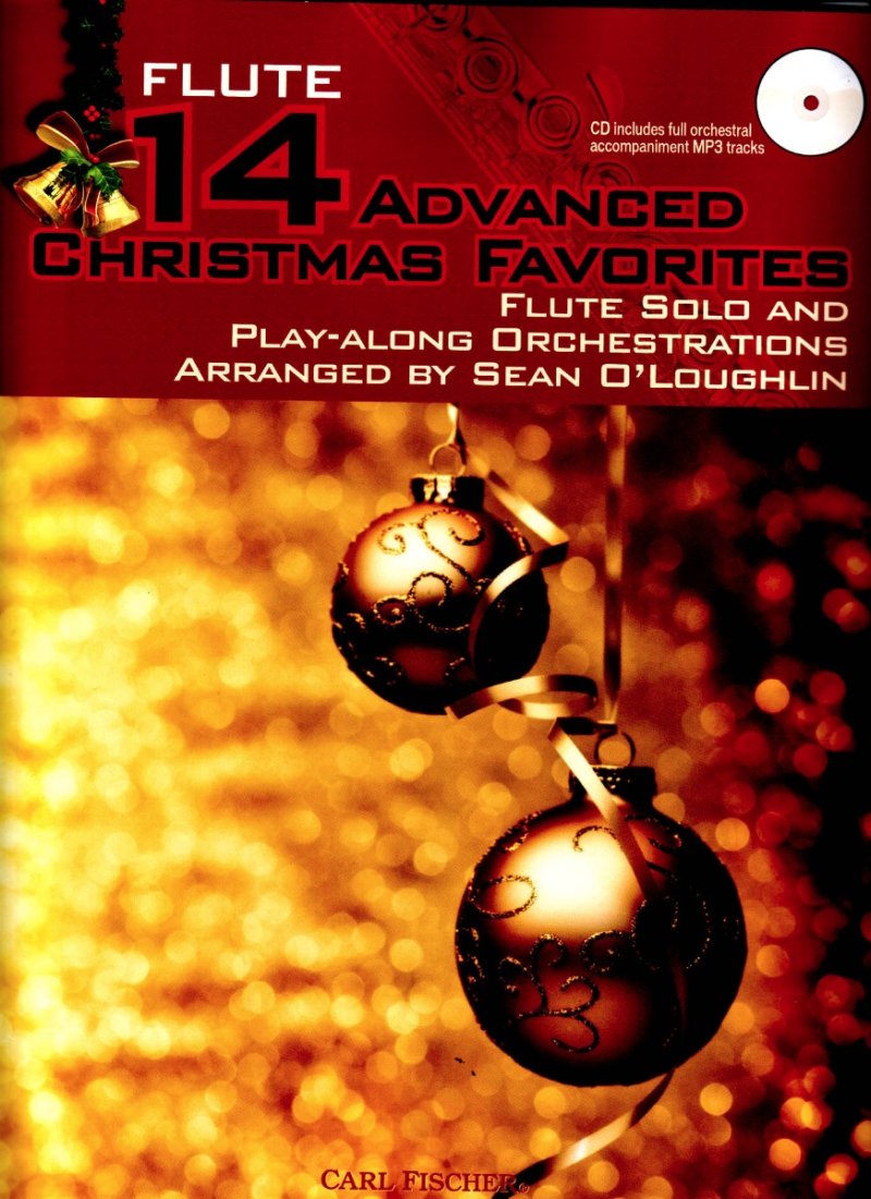 14 Advanced Christmas Favorites Flute Bk/CD - Carl Fischer