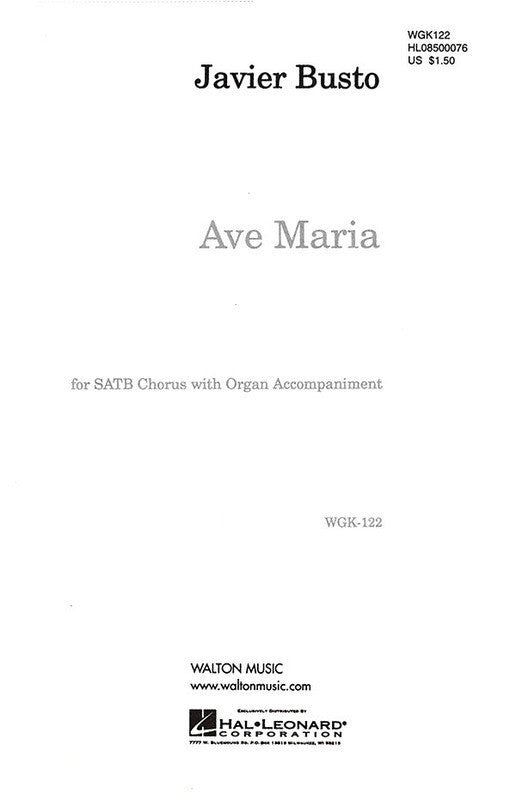Ave Maria SATB Vocal Sheet Music