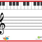 Poco Music Stave Wipe Off Set - Poco Studio