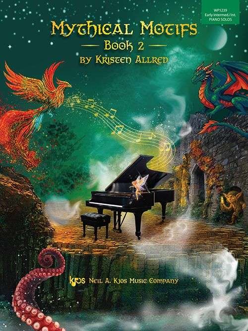 Mythical Motifs Bk 2 Early Intermediate/Intermediate Piano - Neil A. Kjos Music Company