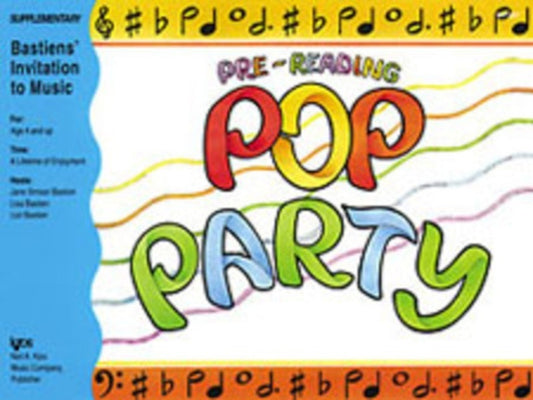 Invitation To Music Pop Party Pre Reading
