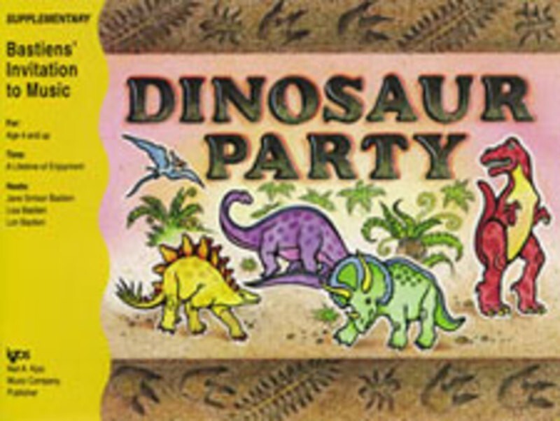 Invitation To Music Dinosaur Party