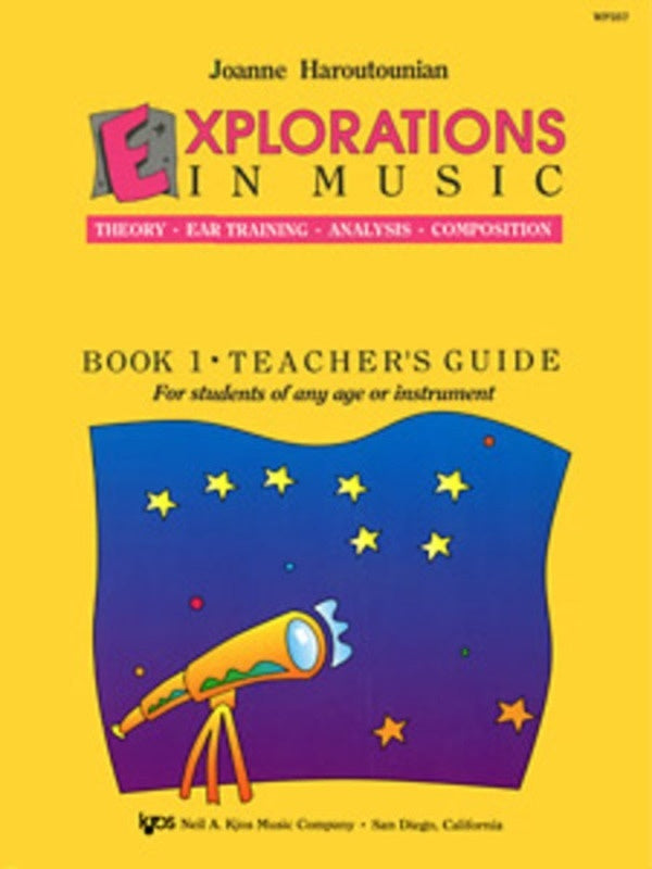 Explorations In Music Bk 1 Teachers Bk Only