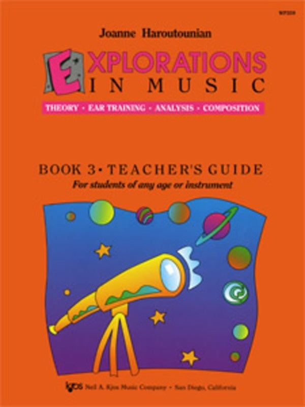Explorations In Music -Book 3 (Teachers Book Only)