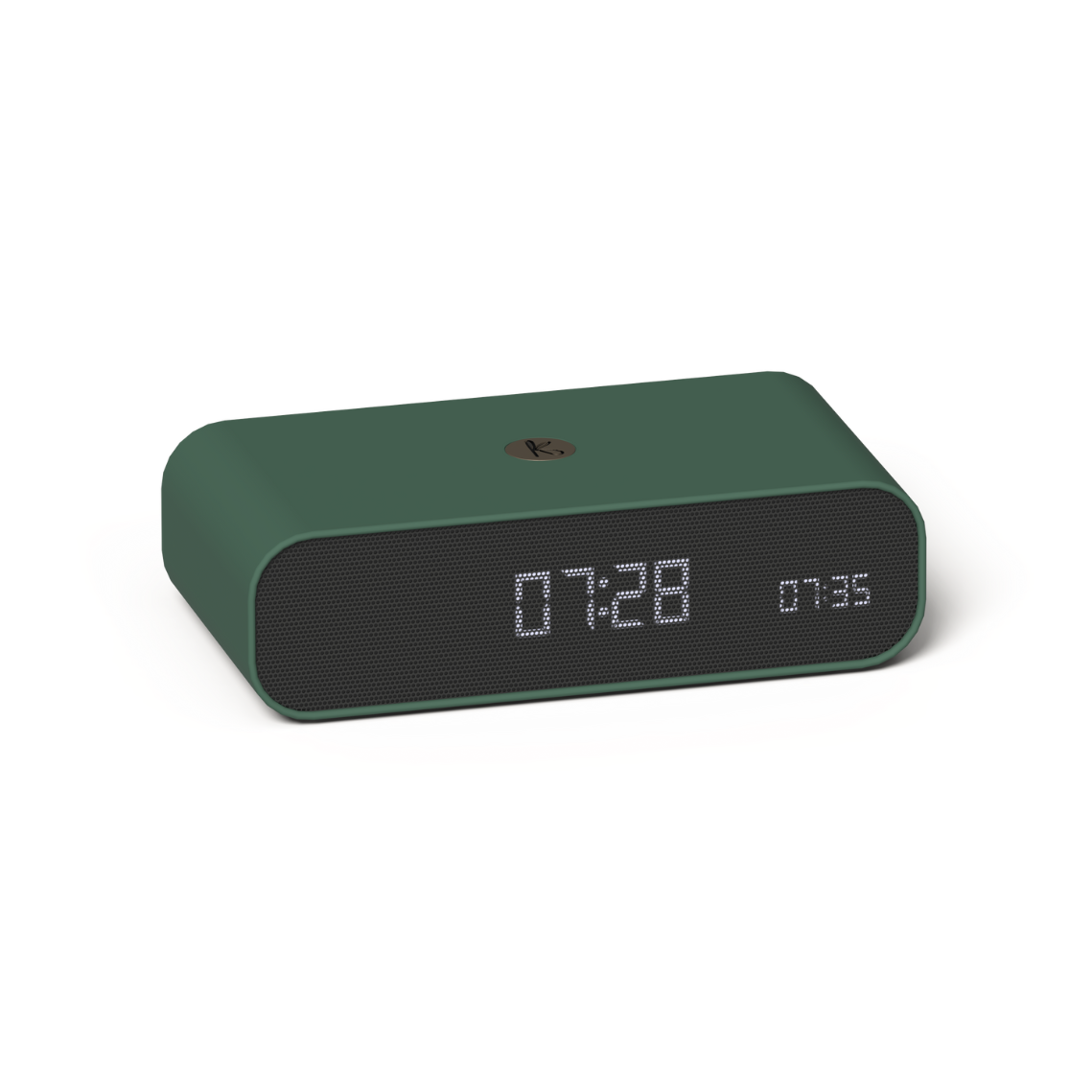 Kreafunk Wakie Alarm Clock Qi Charger + Bluetooth - Nordic Green