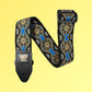 Ernie Ball Classic Jacquard Guitar/Bass Strap - Kaleidoscope Blue (New)