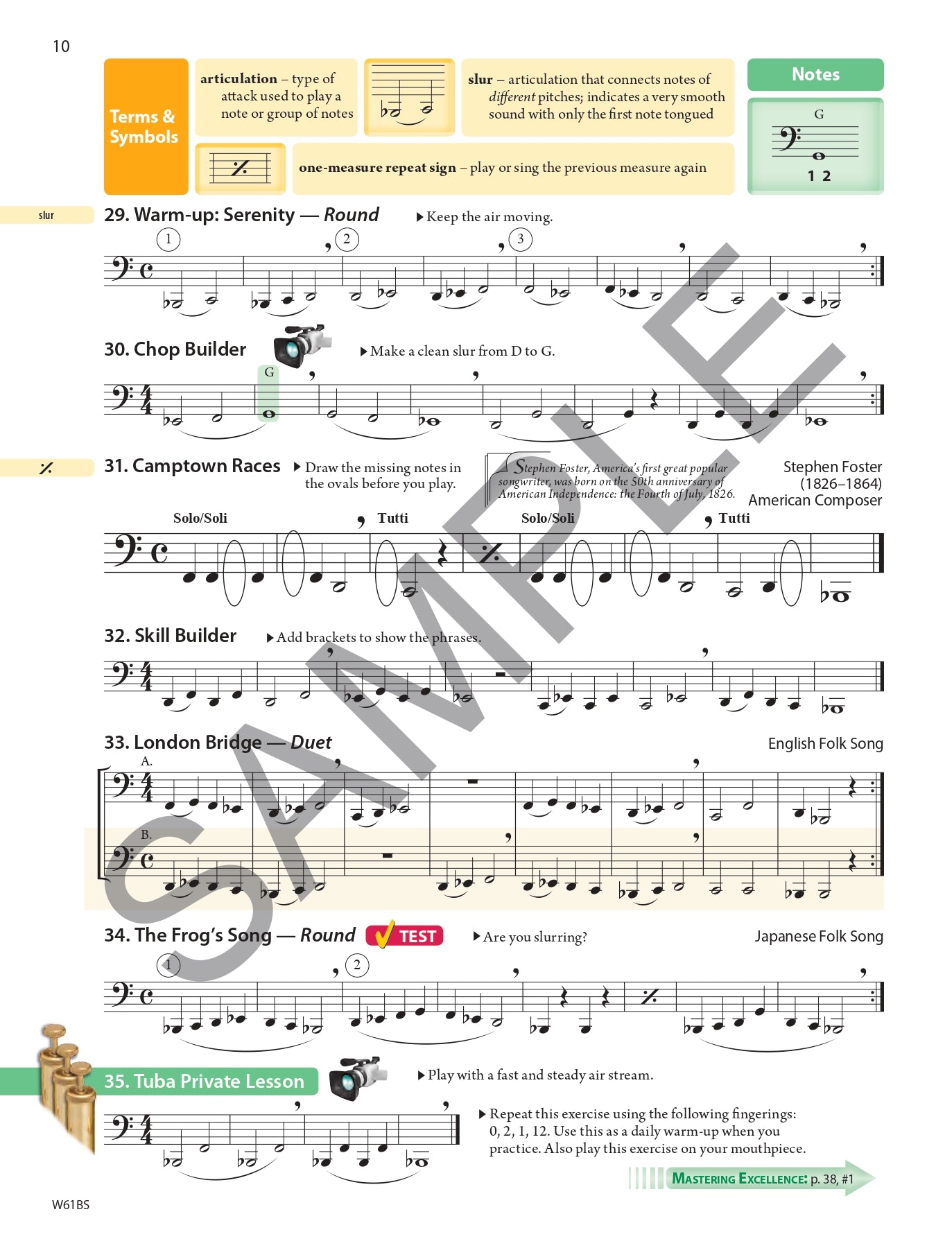 Tradition of Excellence - BBb Tuba Book 1 (Book/Olm) - Second Edition
