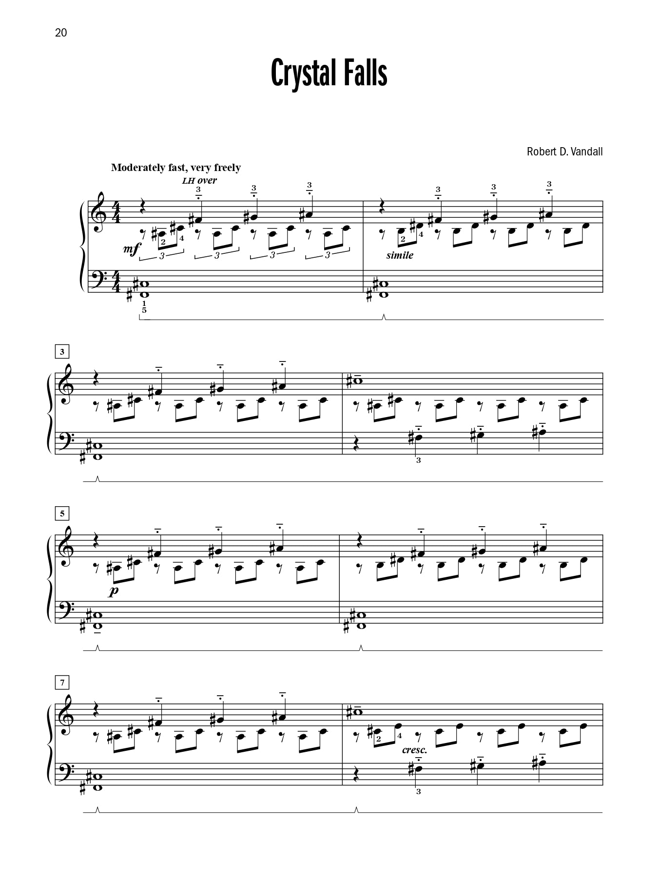 Vandall - Celebrated Lyrical Piano Solos - Book 4