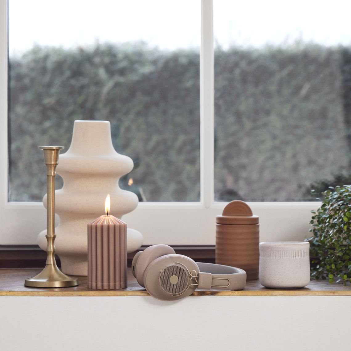 Kreafunk Abeat Qi Bluetooth Headphones W/ Anc - Ivory Sand