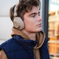 Kreafunk Abeat Qi Bluetooth Headphones W/ Anc - Ivory Sand