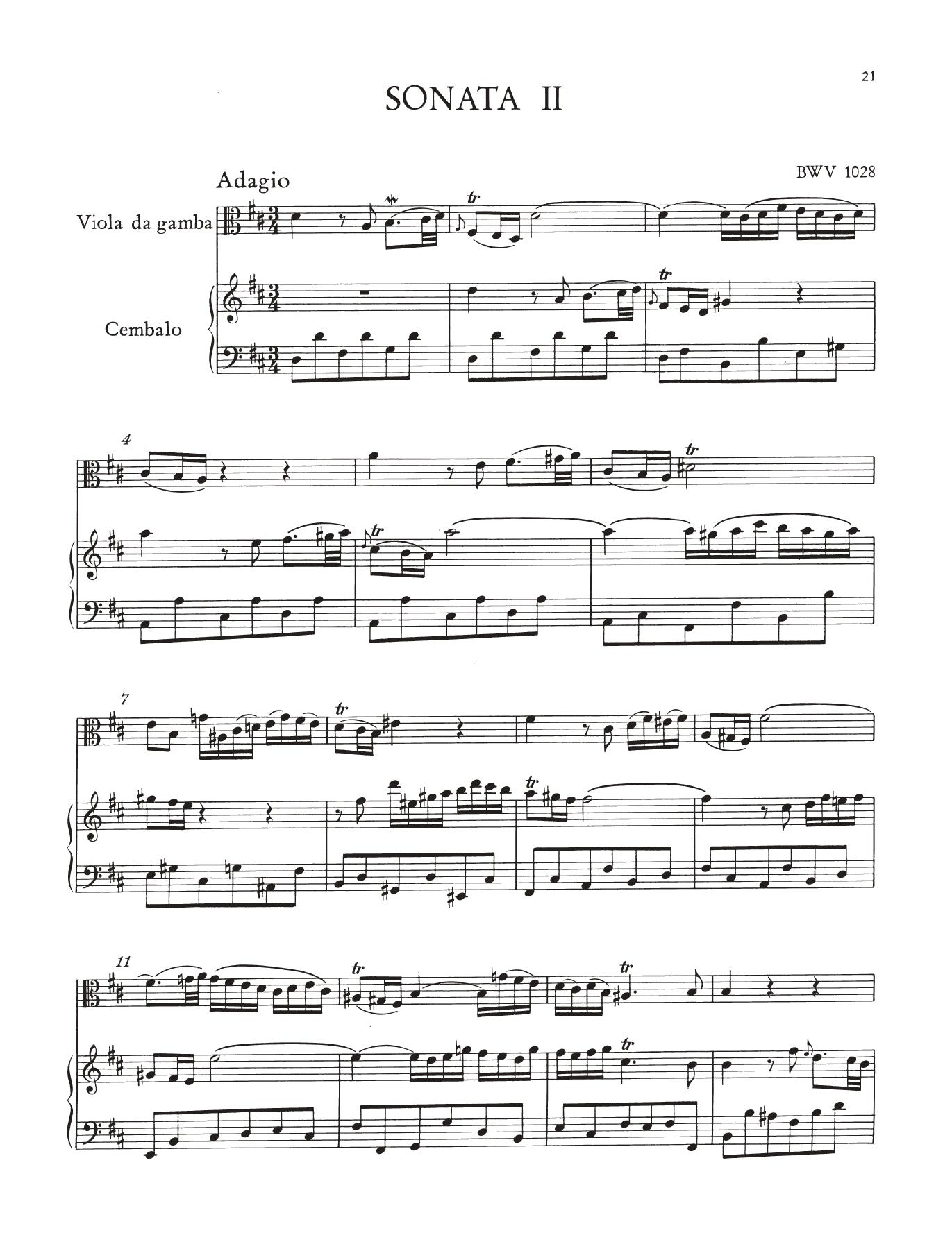 J.S Bach - 3 Sonatas Originally For Viola Da Gamba for Cello with Piano Book