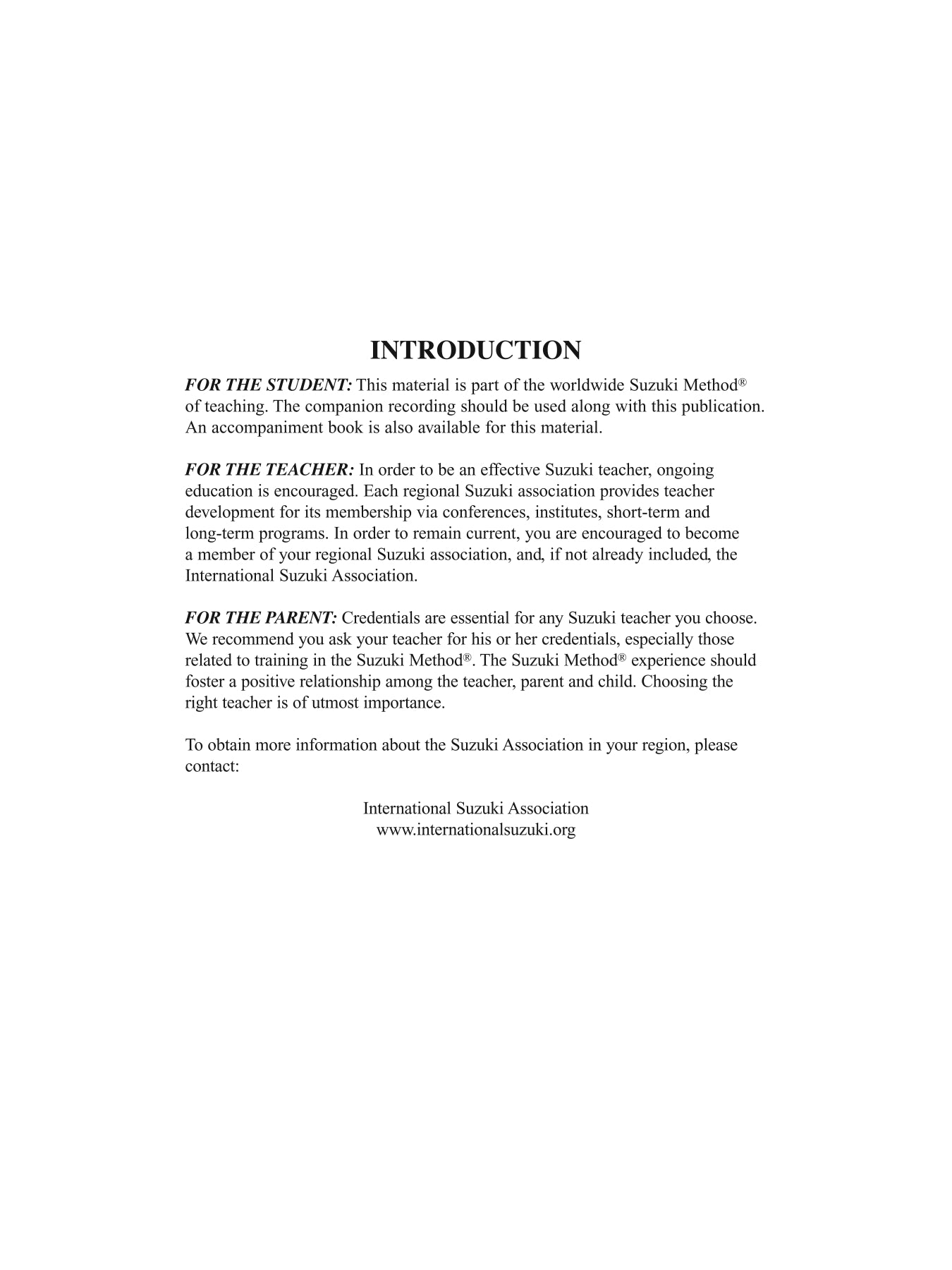Suzuki Recorder School - Volume 3 Alto Recorder Part Book