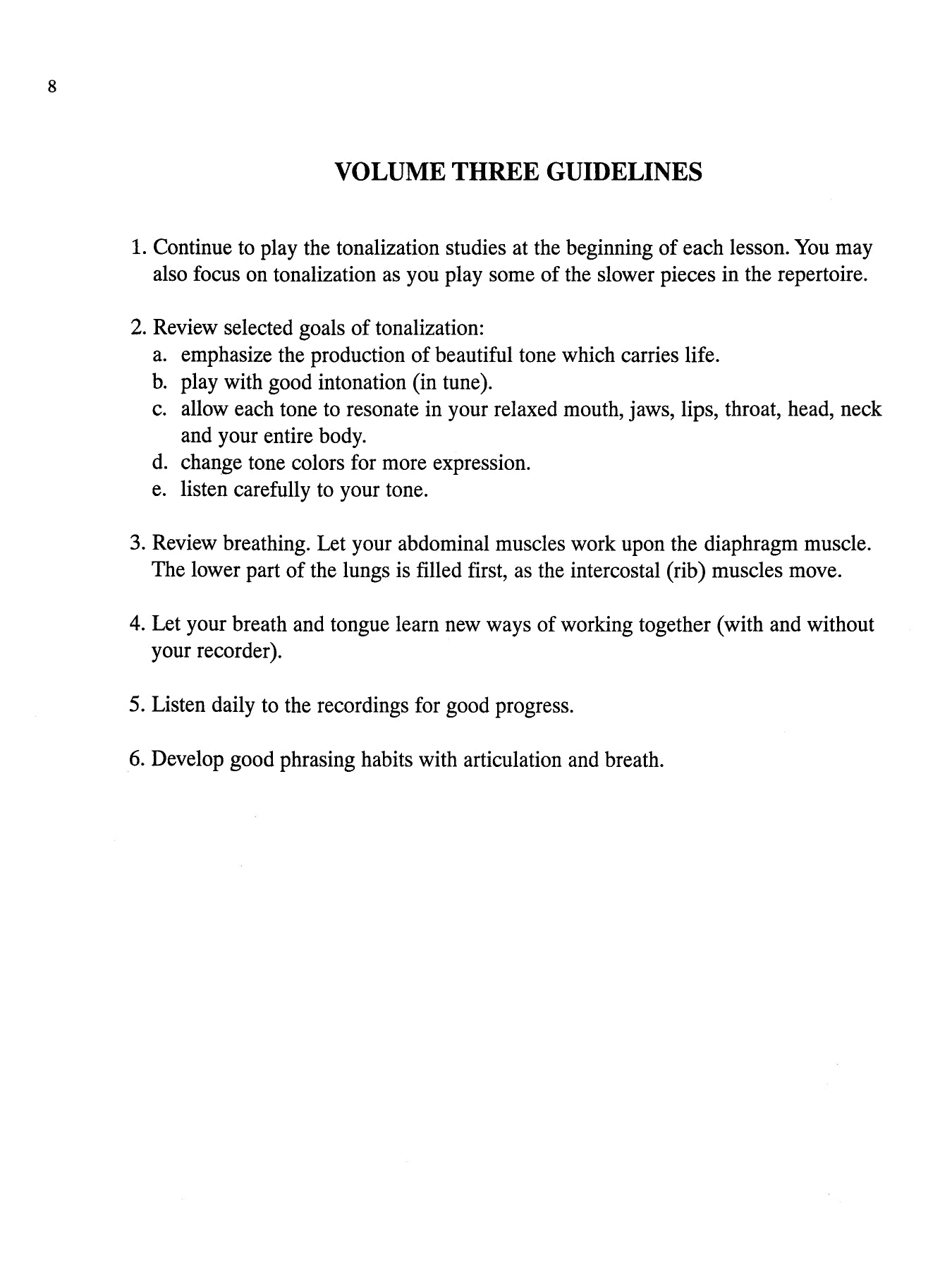 Suzuki Recorder School - Volume 3 Alto Recorder Part Book