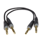 Klotz AB-JJ Patch Cable Set - Balanced TRS 6.3mm - Straight - 0.3m