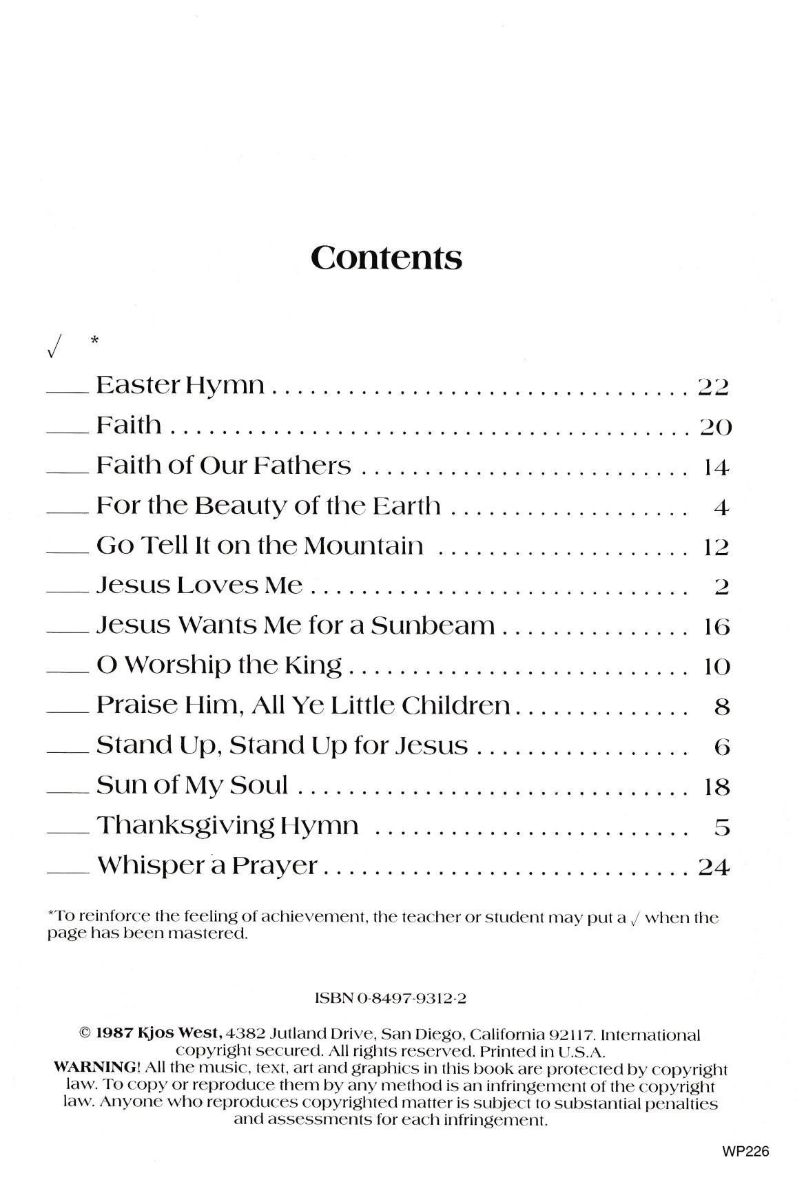 Bastien Popular Hymns - Primer Book