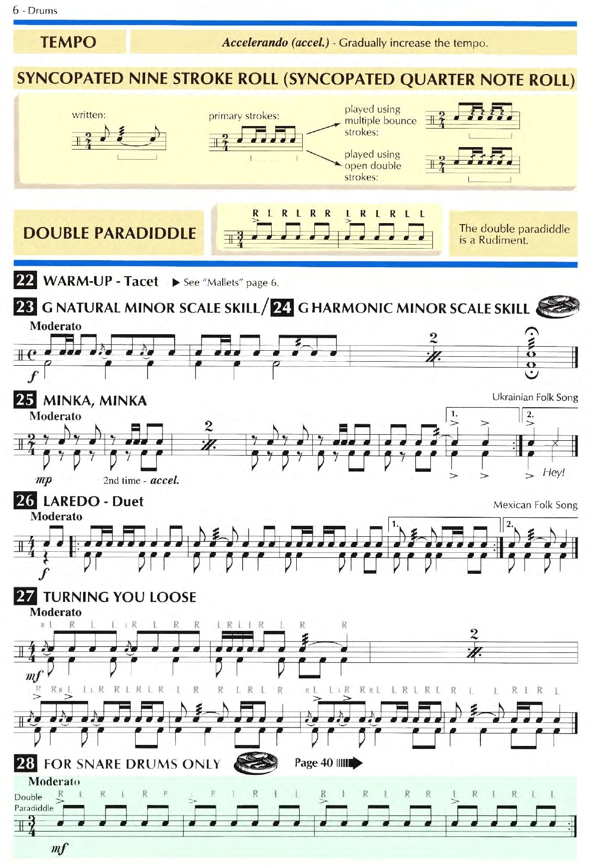 Standard Of Excellence - Drum/Mallets Book 2 (Book/Ola)