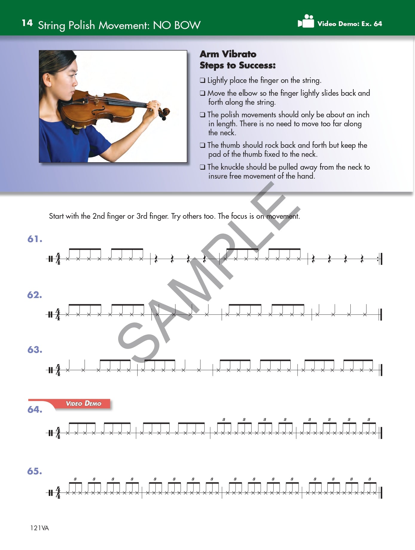 Vibrato Basics Viola Book