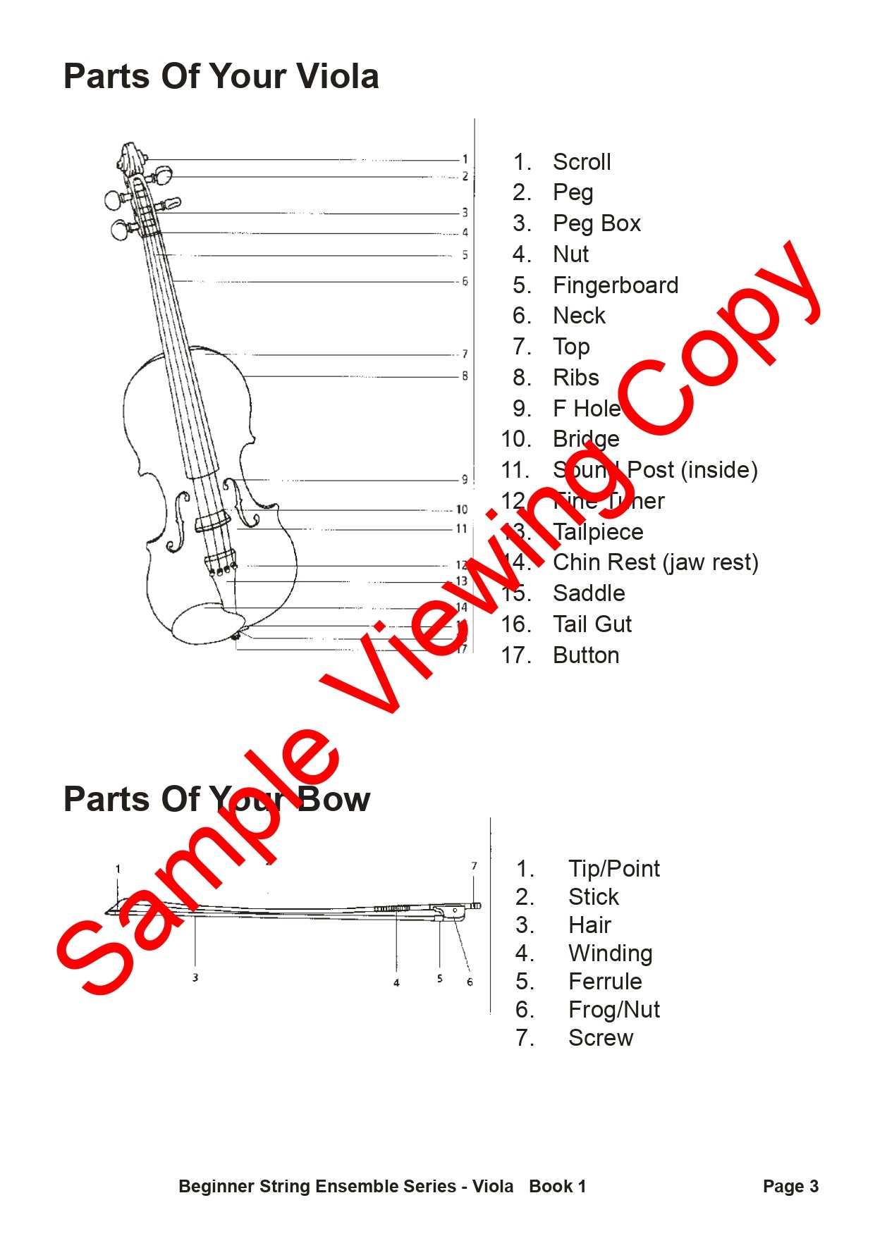 Beginner String Ensembles Series - Viola Book 1