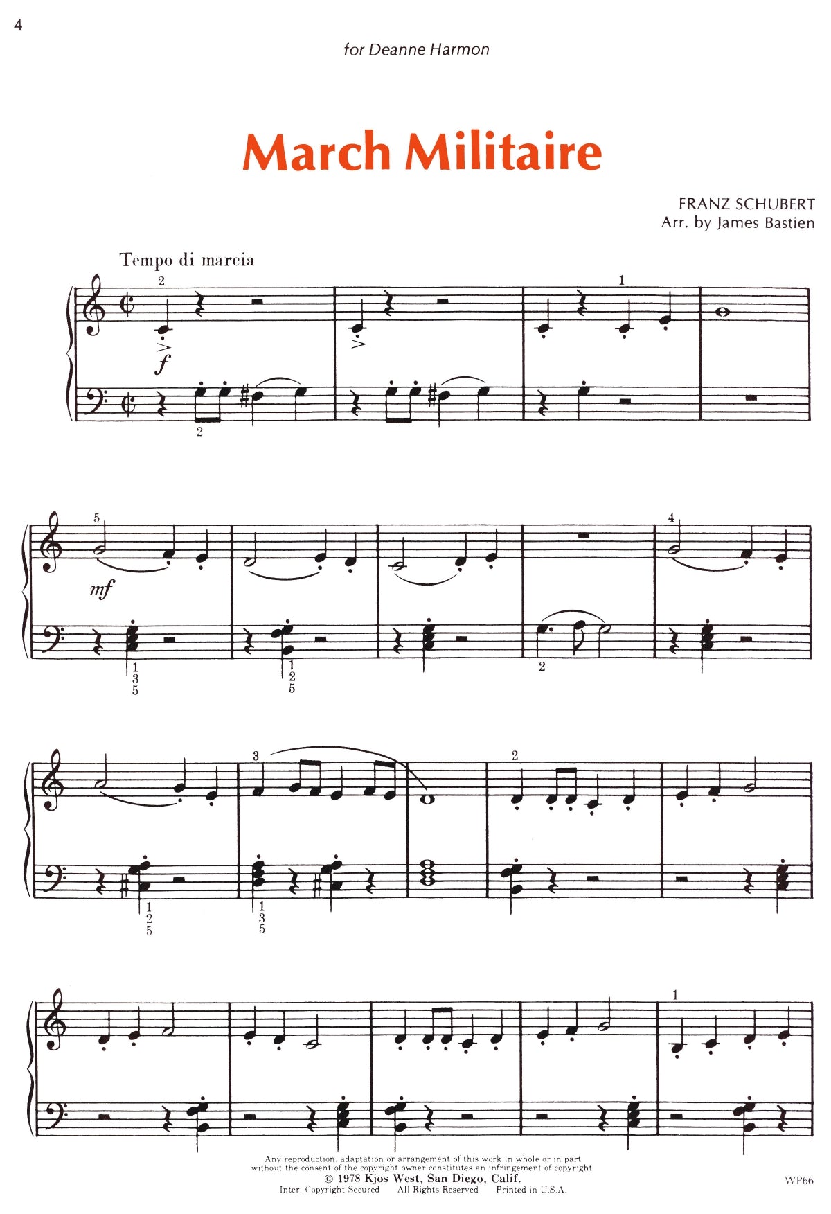 Bastien Piano Recital Solos- Level 2 Book