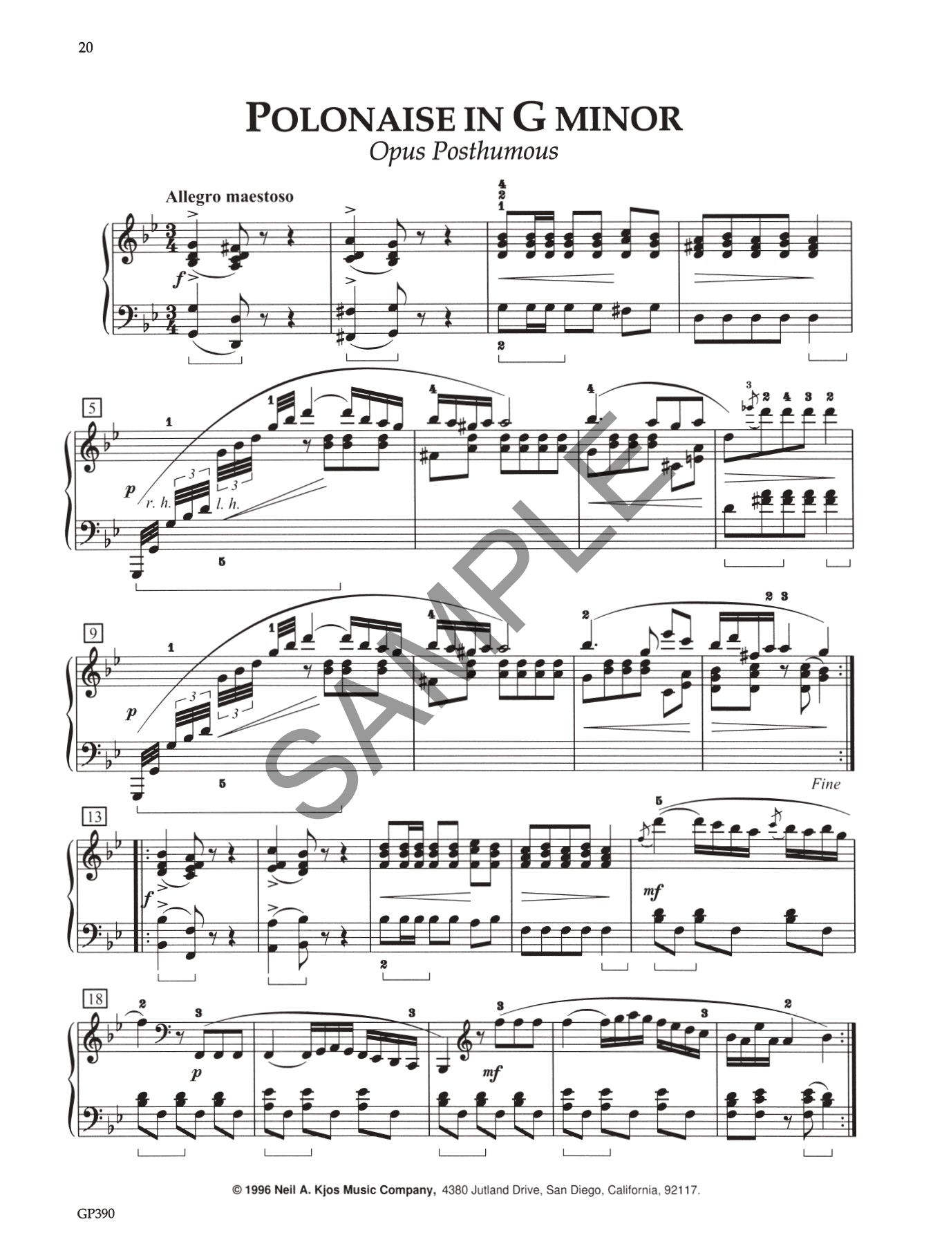 Chopin - Selected Works For Piano Book 1