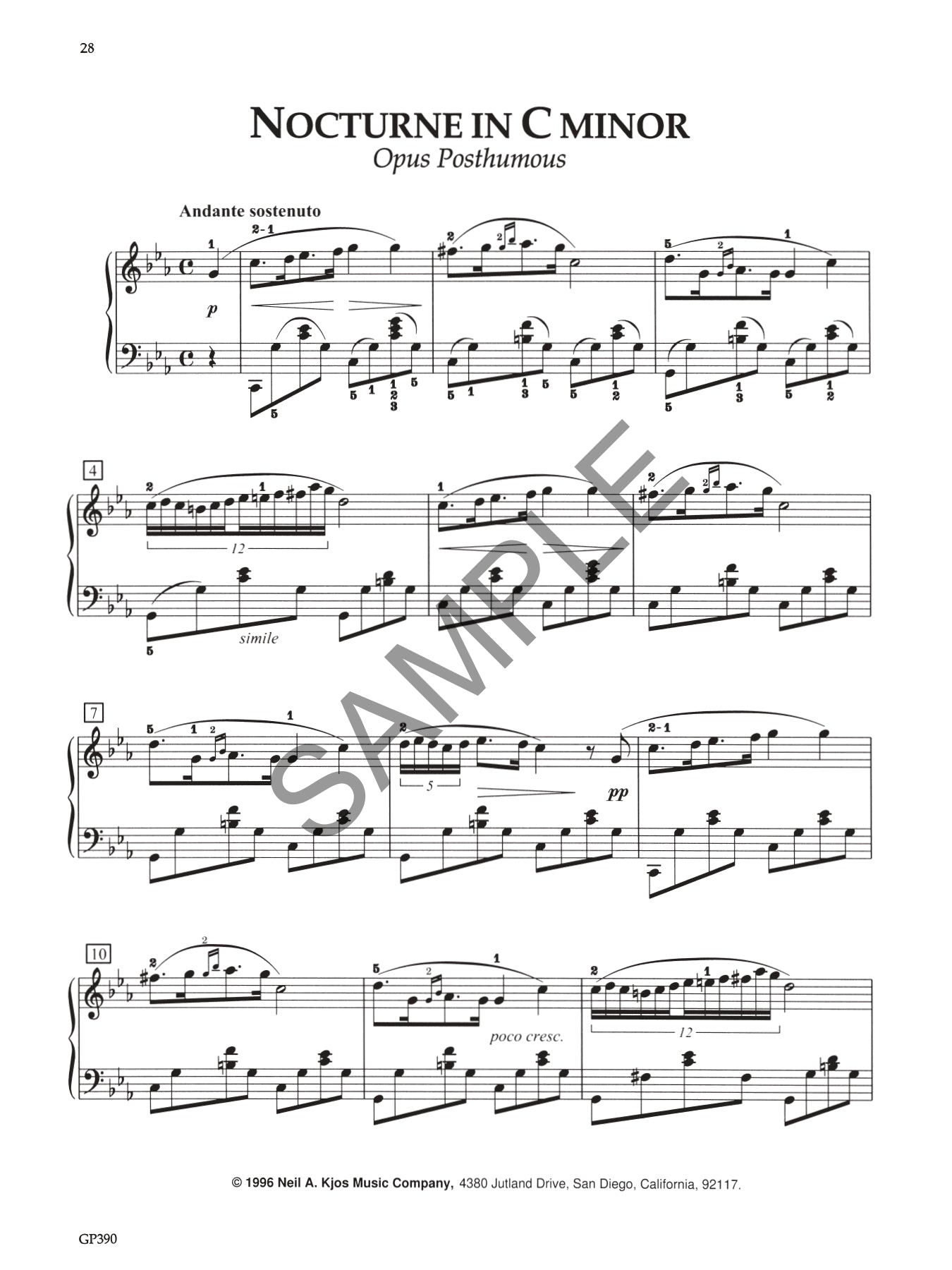 Chopin - Selected Works For Piano Book 1