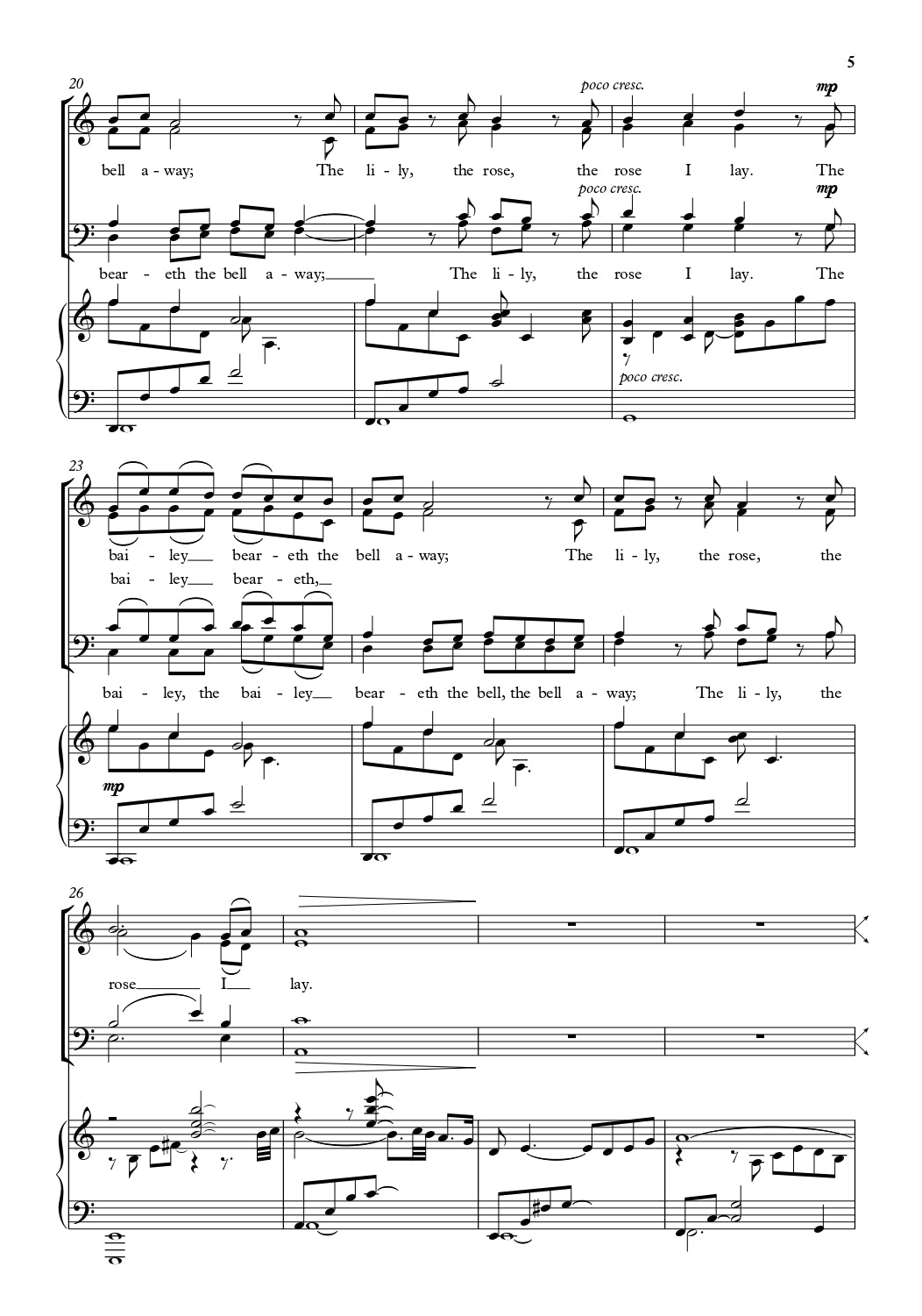 Bob Chilcott Songbook - SATB Choir