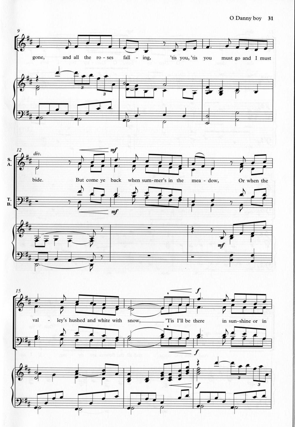 Bob Chilcott Songbook - SATB Choir