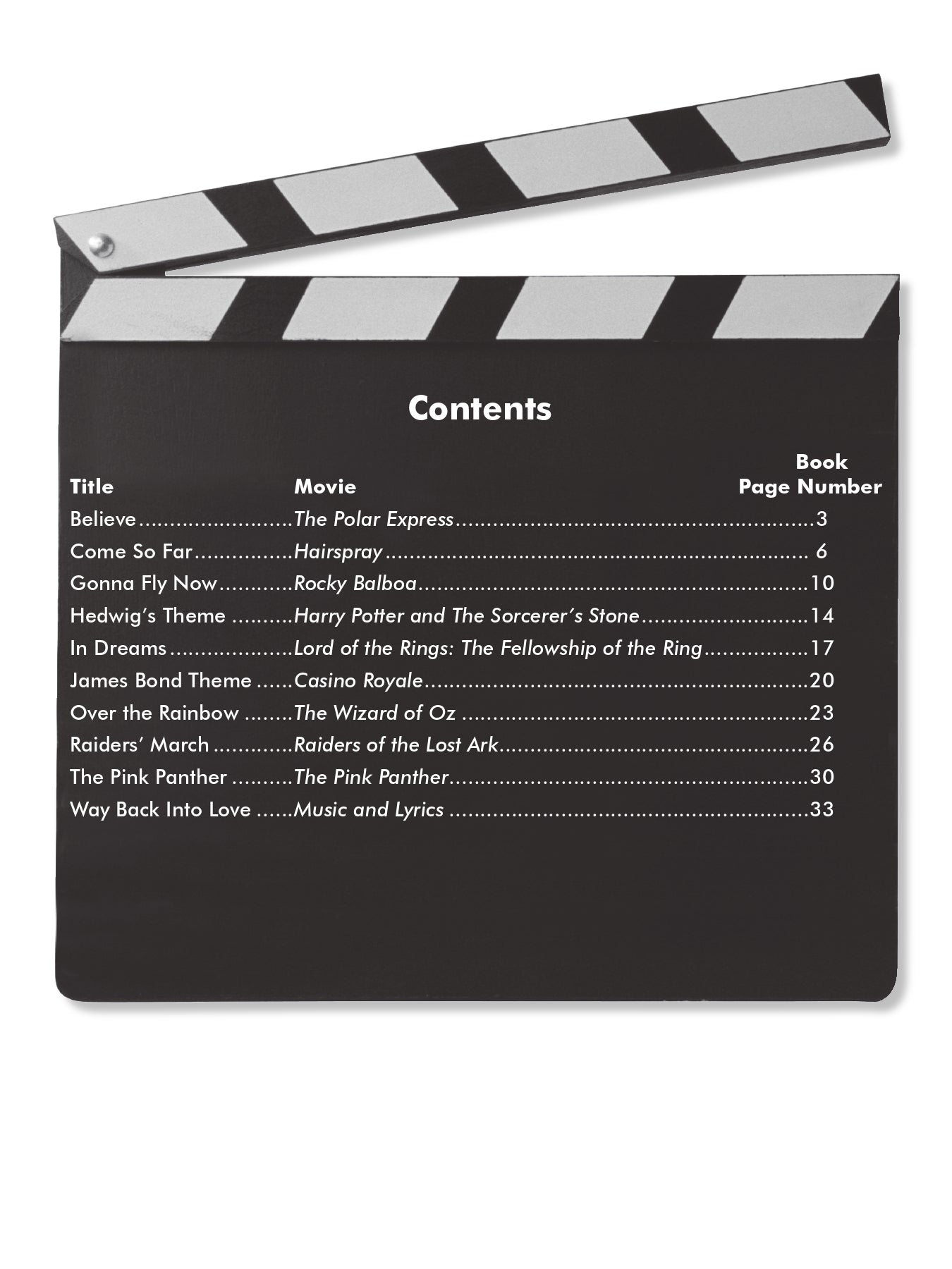 Easy Popular Movie Instrumental Solos Violin Book/Ola