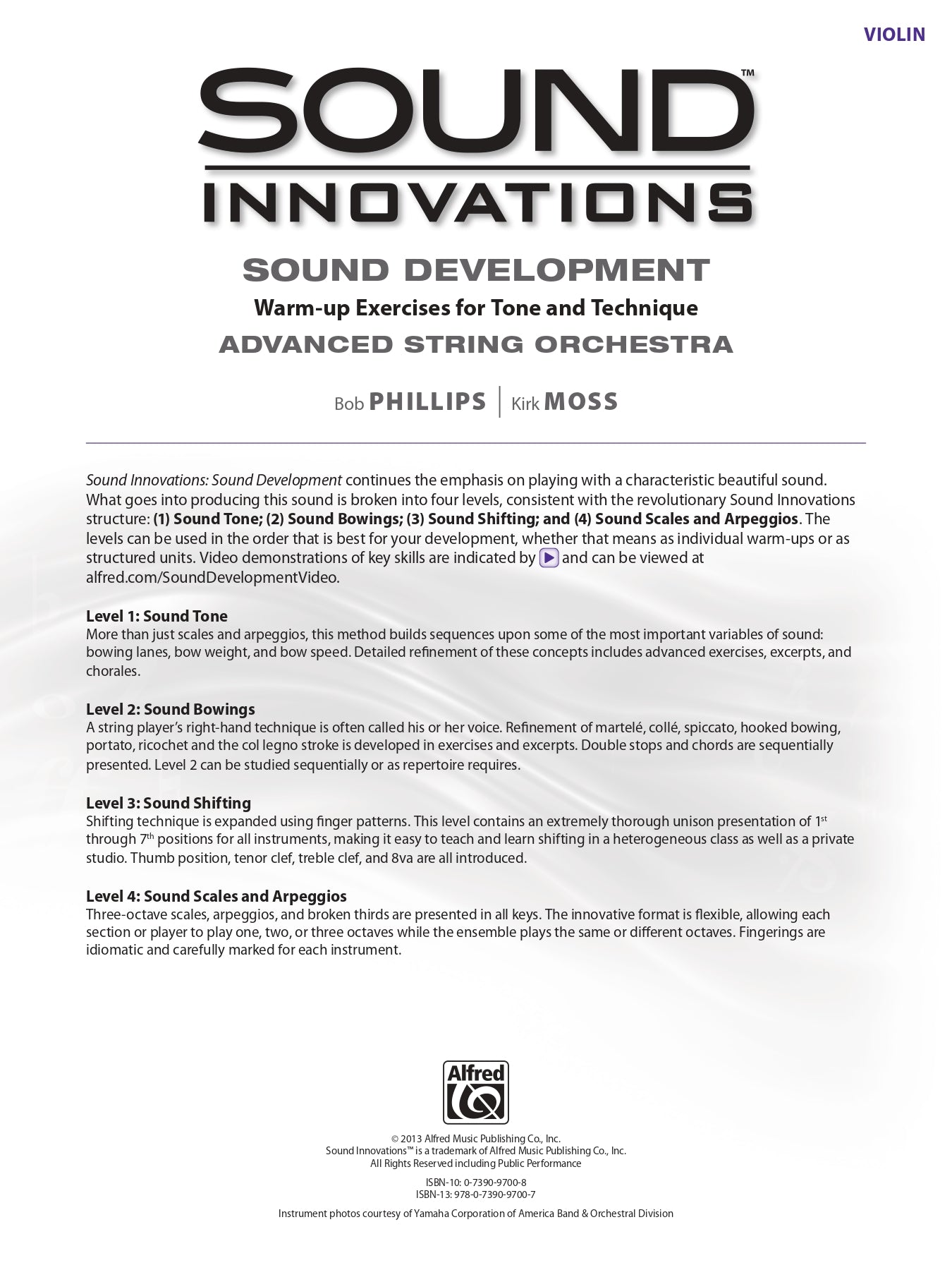 Sound Innovations - String Orchestra Sound Development - Violin Book (Advanced)