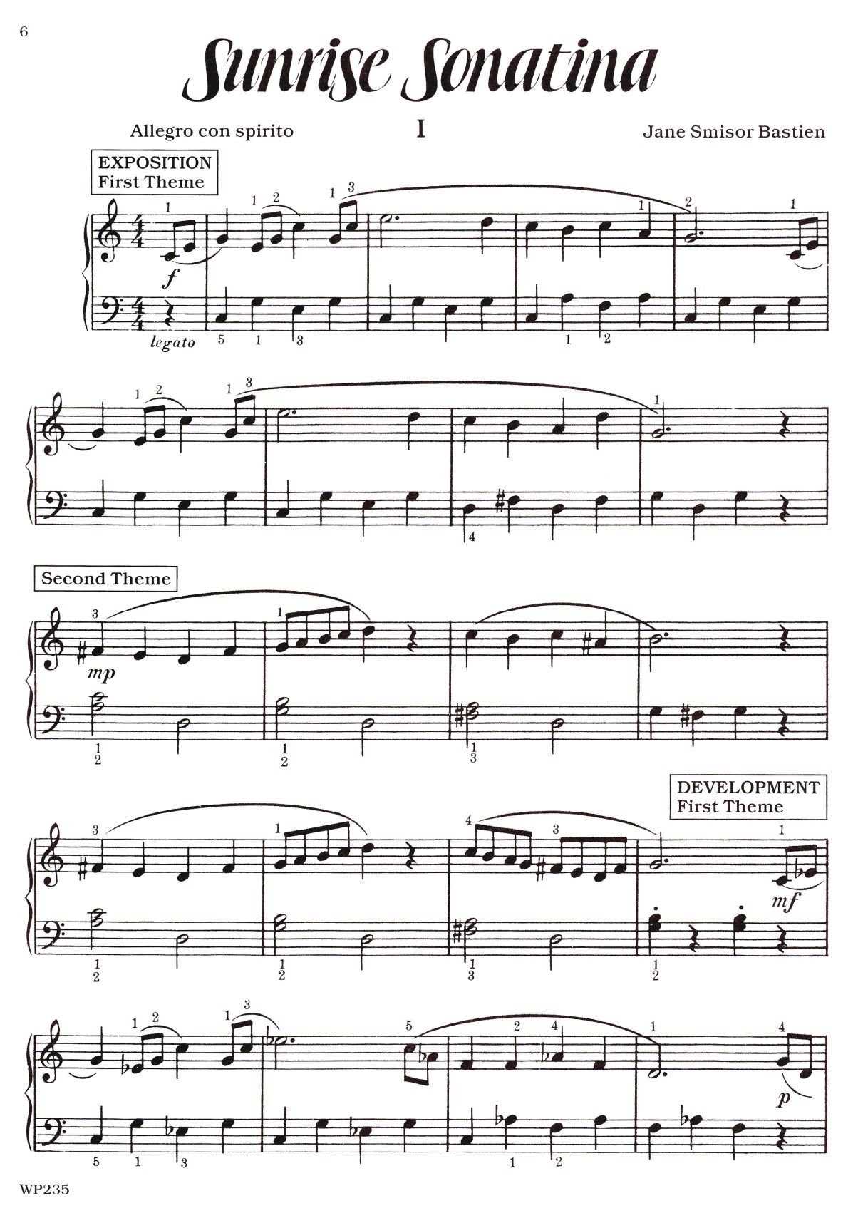 Bastien - Two Sonatinas Piano Book