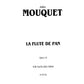 Jules Mouquet - Sonata Op 15 La Flute De Pan with Piano Accompaniment Book