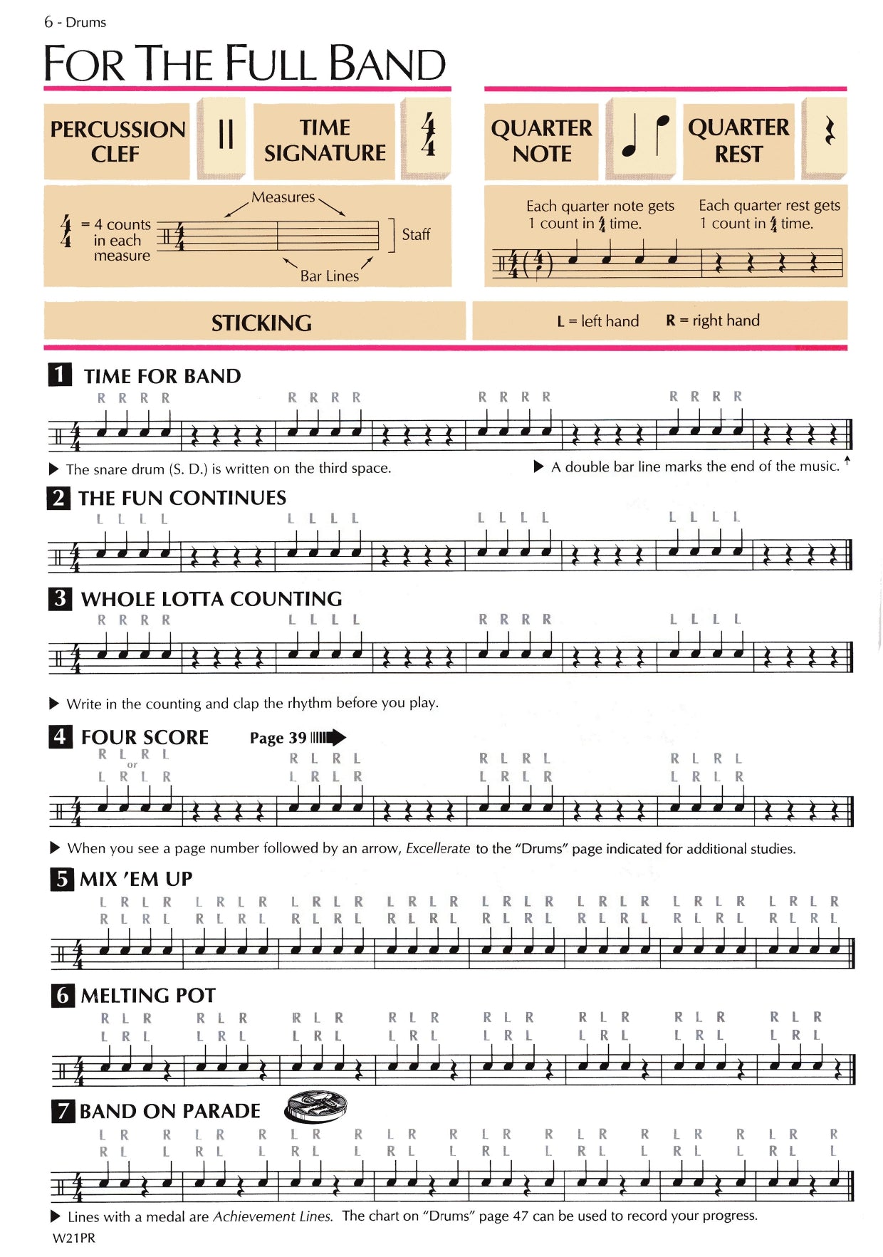Standard Of Excellence - Drums/Mallet Percussion Book 1