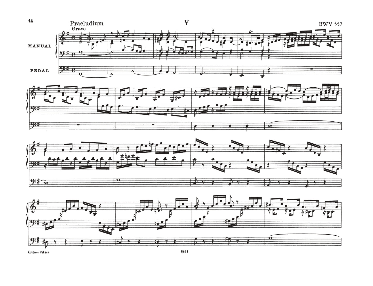 J.S Bach - 8 Little Preludes And Fugues BWV 553-560 Organ Book