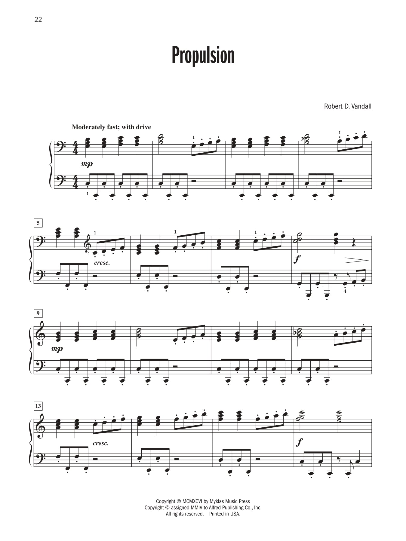 Vandall - Celebrated Piano Solos - Book 4
