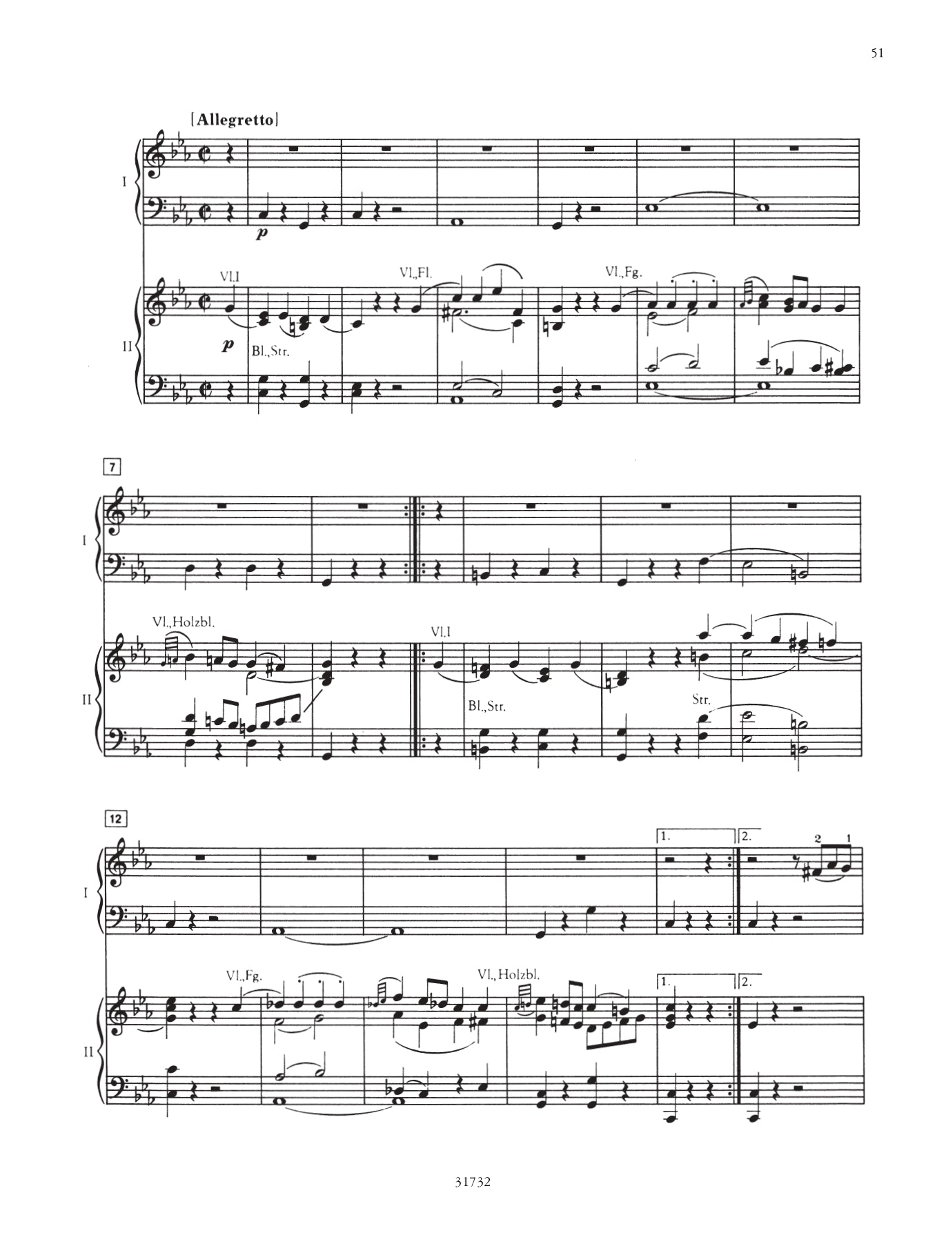 Mozart Piano Concerto No. 24 in C Minor, K. 491 Urtext Book (2 Piano, 4 Hands)