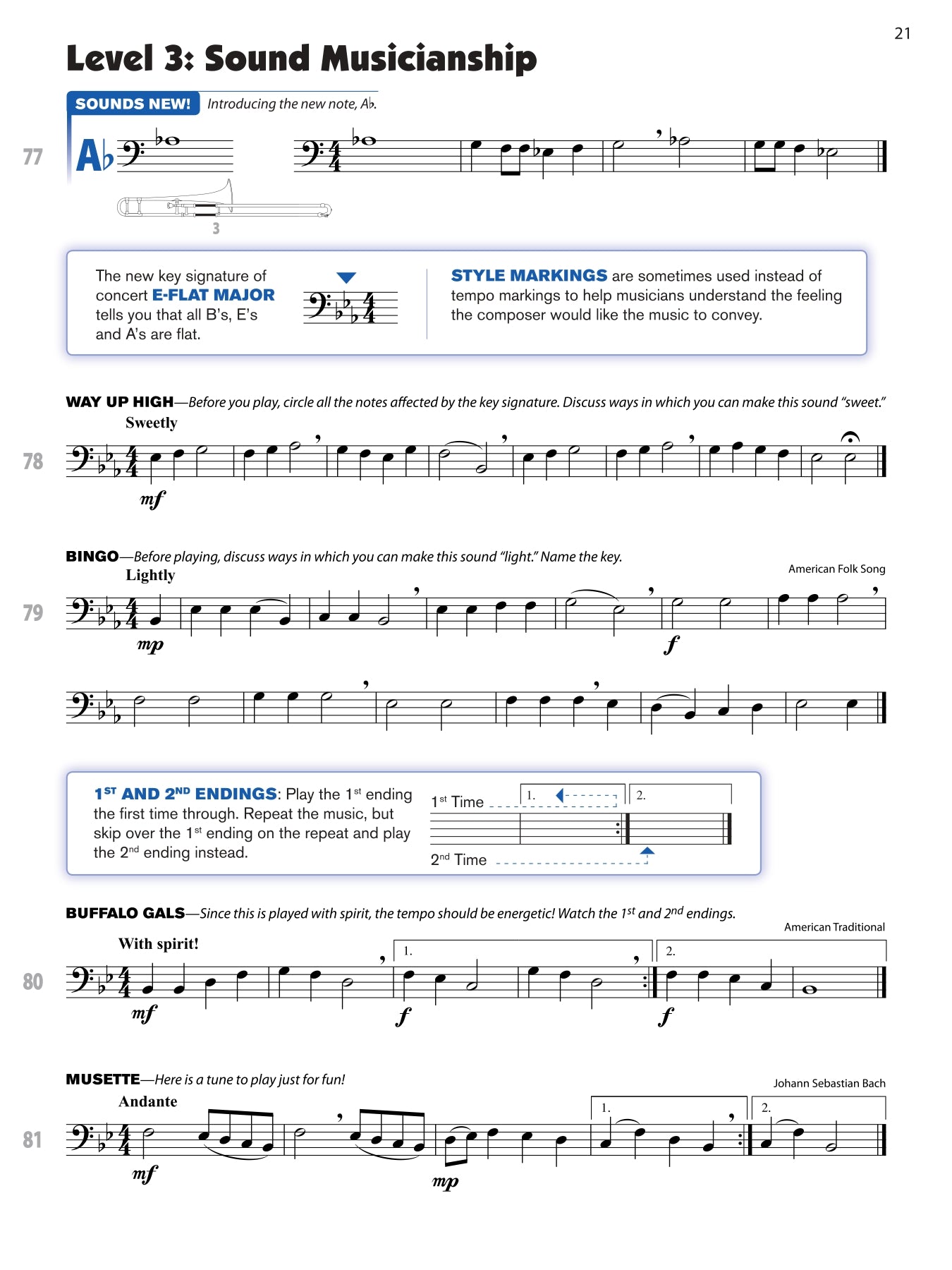 Sound Innovations - Trombone Book 1 with Online Media (Australian Edition)