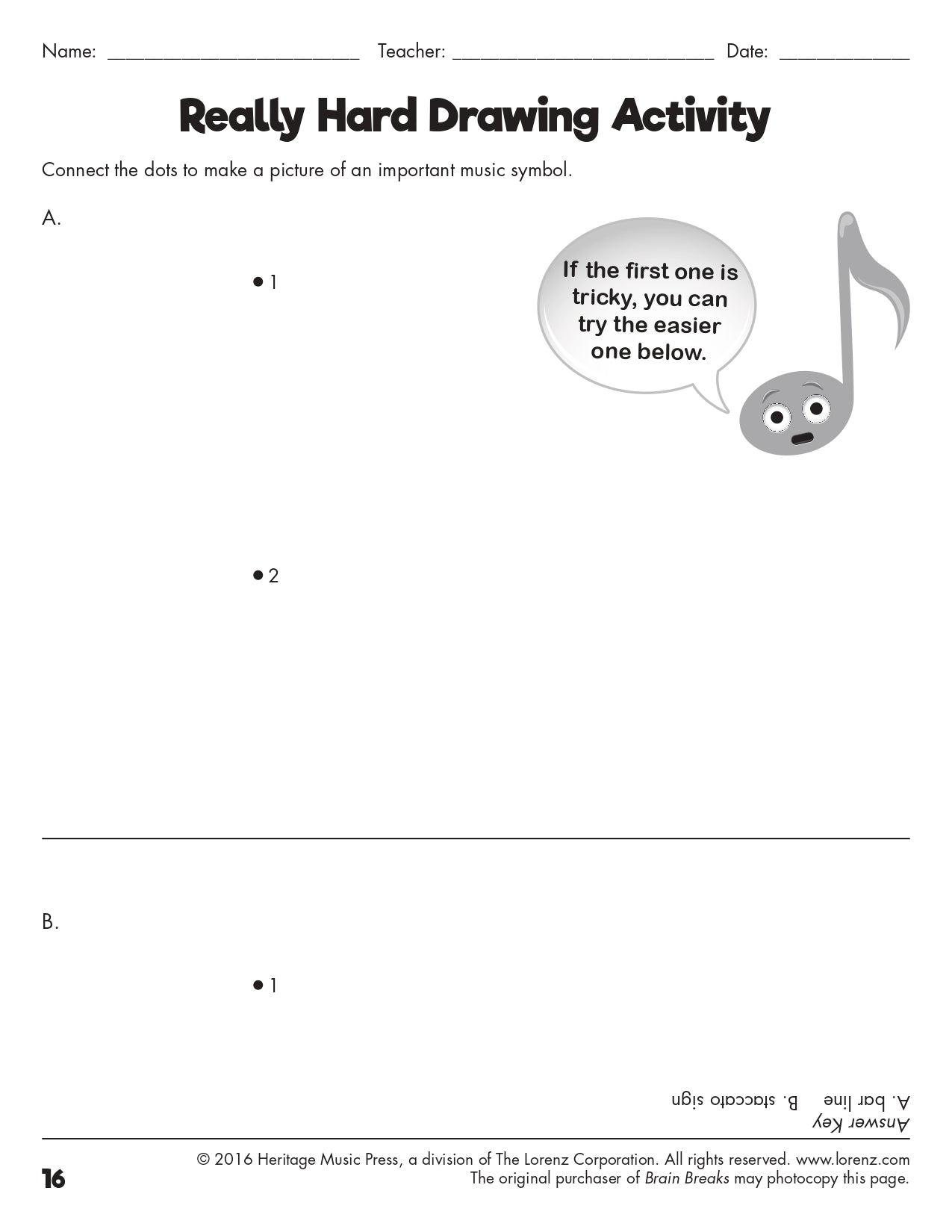 Brain Breaks Book with Reproducible Pages - Music Activities of Tired Brains (Classroom)