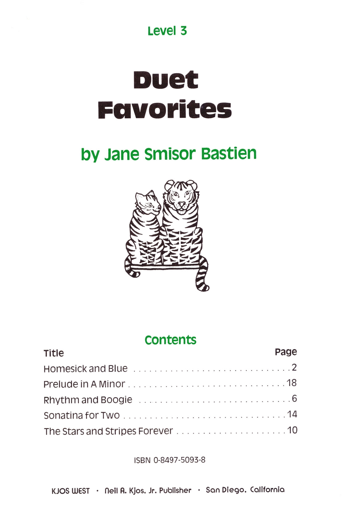 Bastien Duet Favorites - Level 3 Book