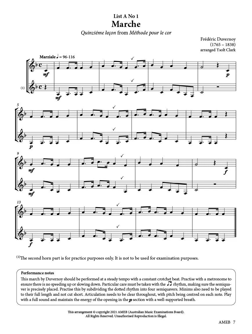 AMEB Horn Series 2 - Grade 2 Book
