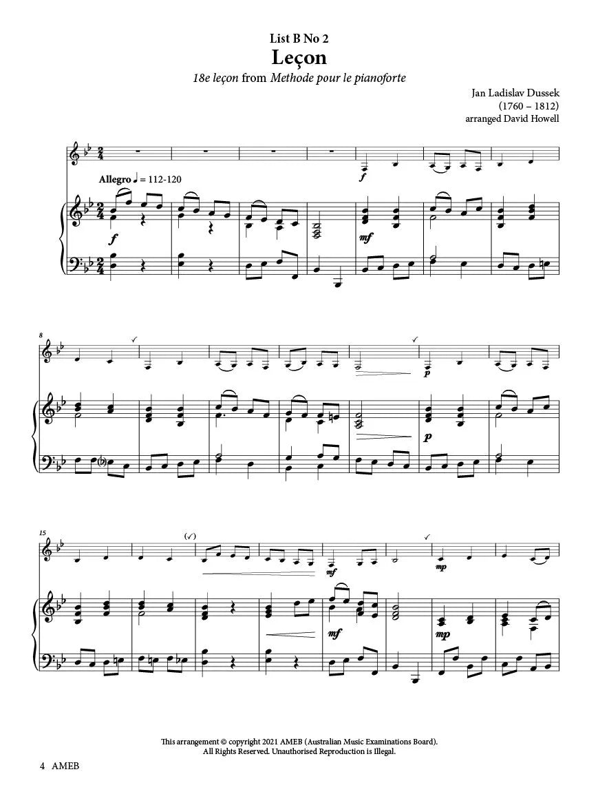 AMEB Horn Series 2 - Grade 2 Book