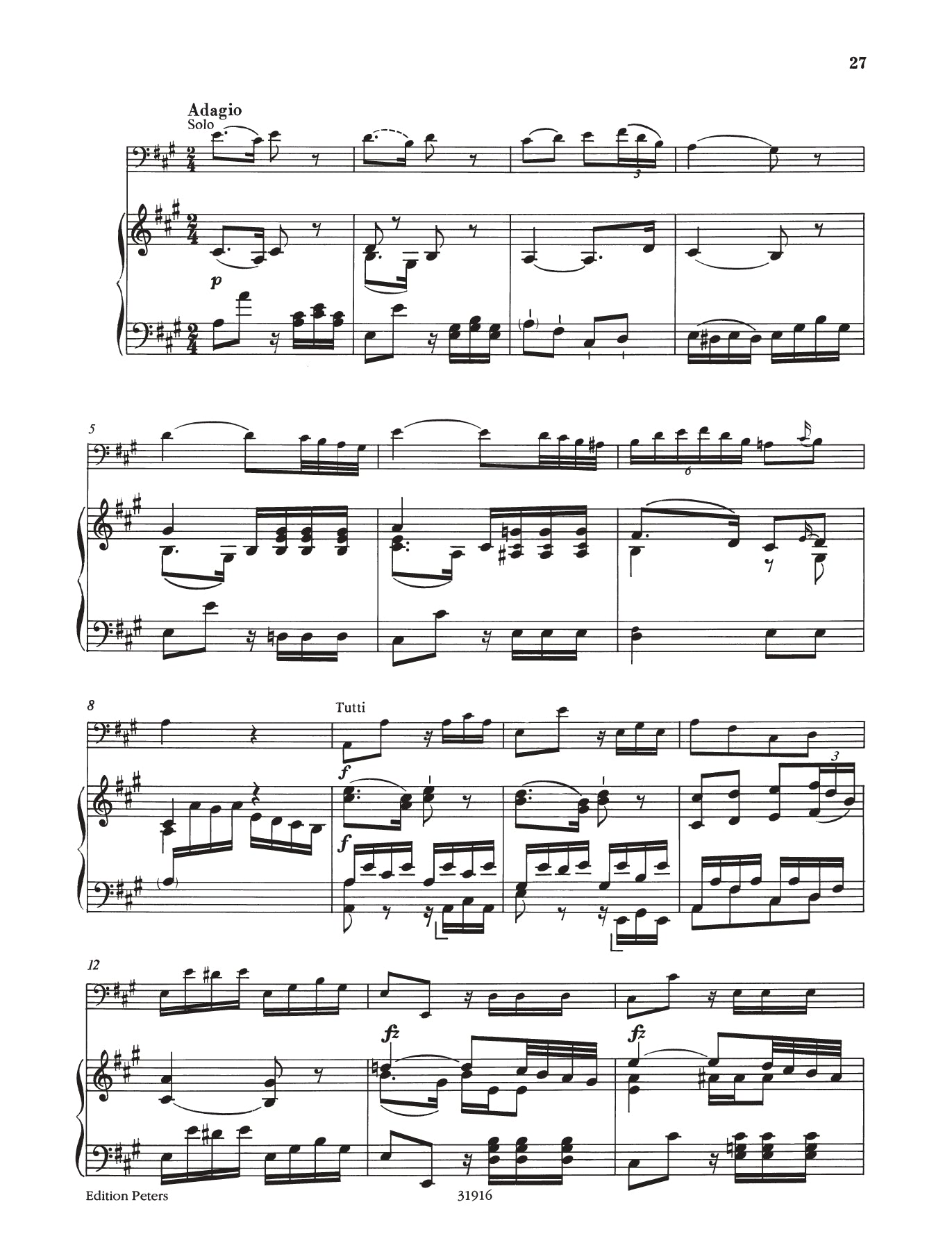 Haydn - Concerto D Major Hob 7B No 2 For Cello/Piano