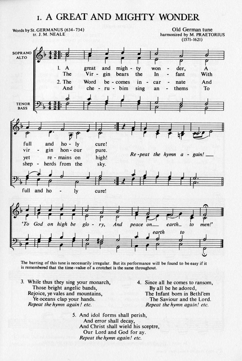 Carols For Choirs 1 - 50 Christmas Carols SATB Vocal Score Book