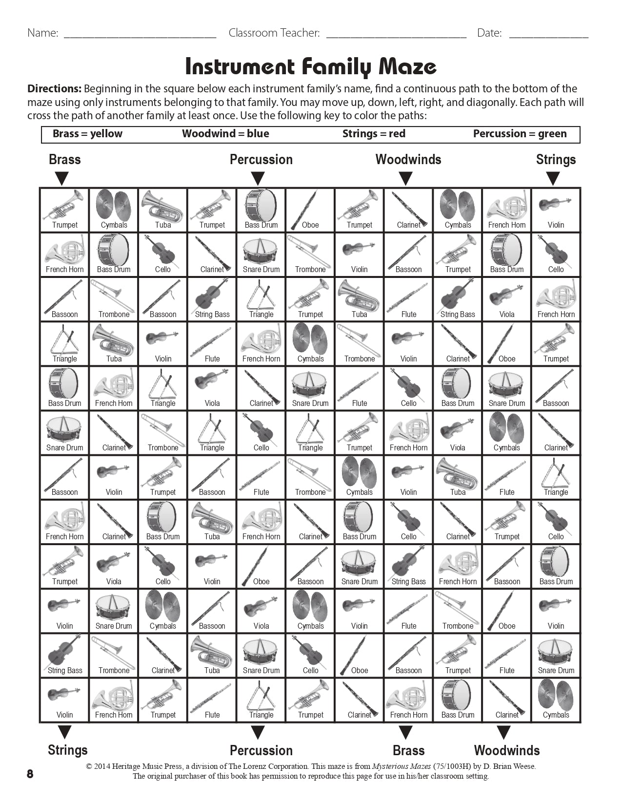 Mysterious Mazes - Classroom Book with Reproducible Worksheets