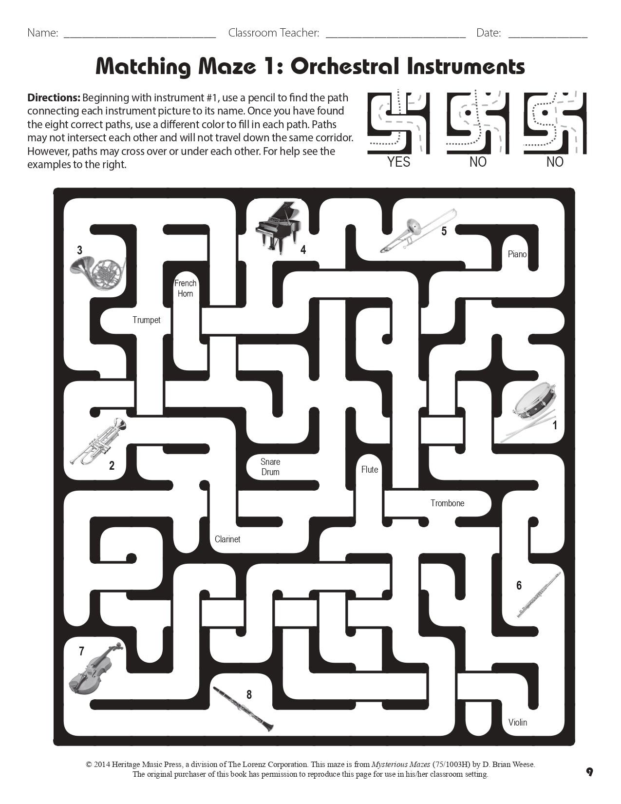 Mysterious Mazes - Classroom Book with Reproducible Worksheets