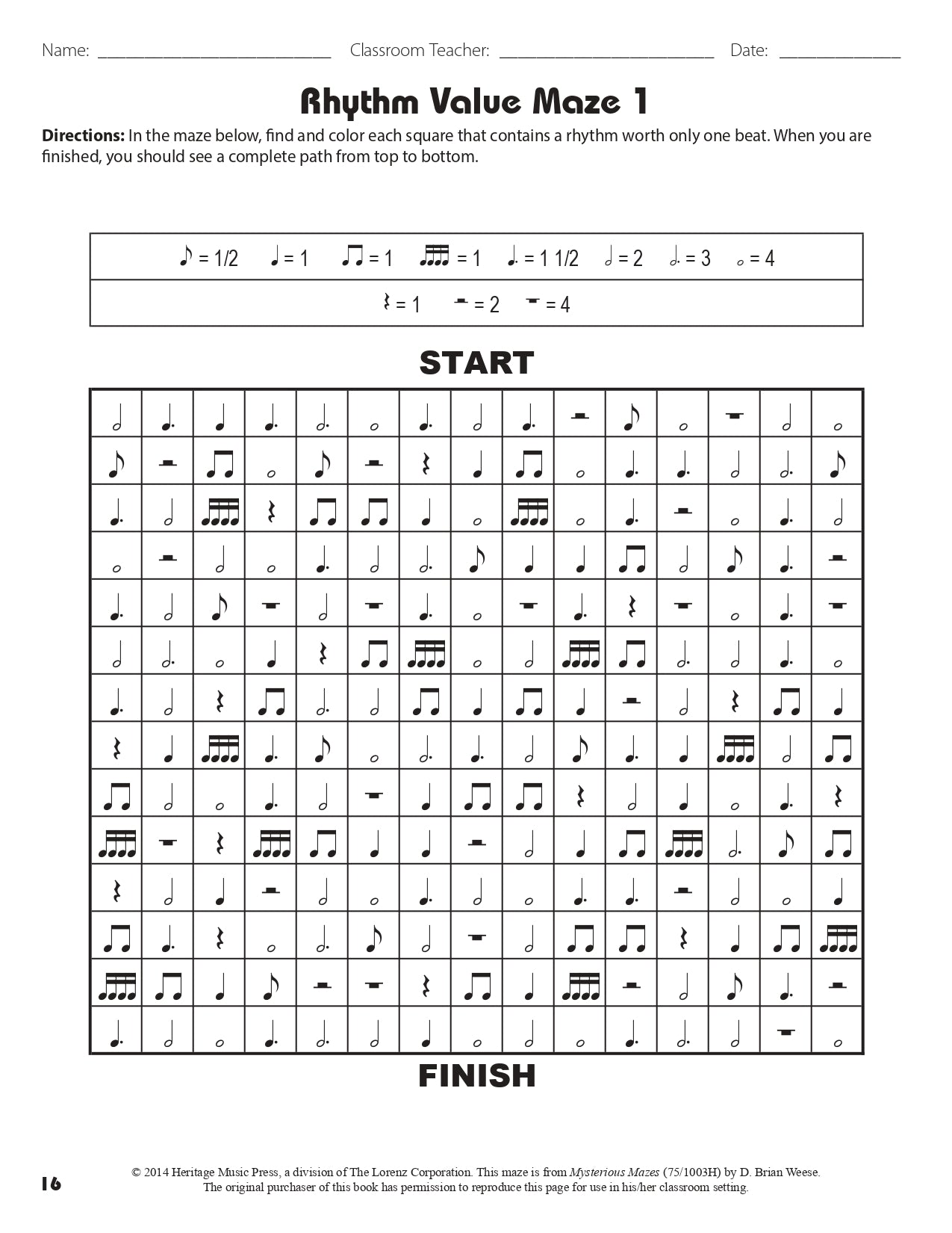 Mysterious Mazes - Classroom Book with Reproducible Worksheets