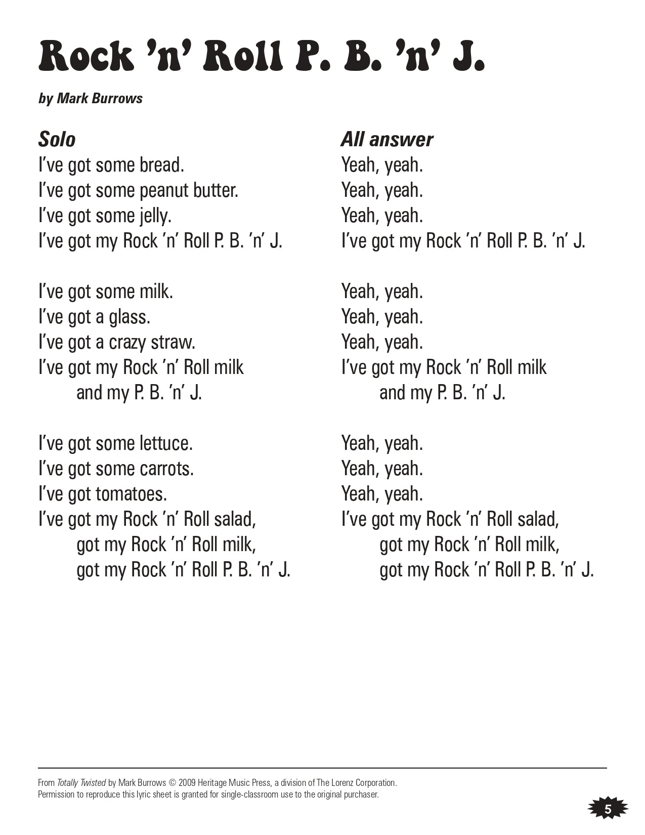 Totally Twisted Songs and Orff Activities Book/Cd